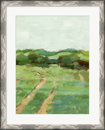 Framed Farm Road II Print