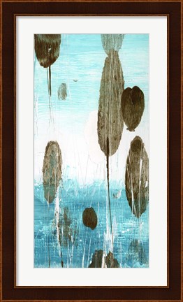 Framed Cattails I Print