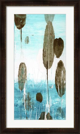 Framed Cattails I Print