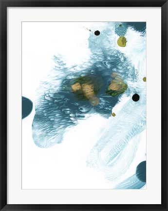 Framed Stardust Abstract I Print