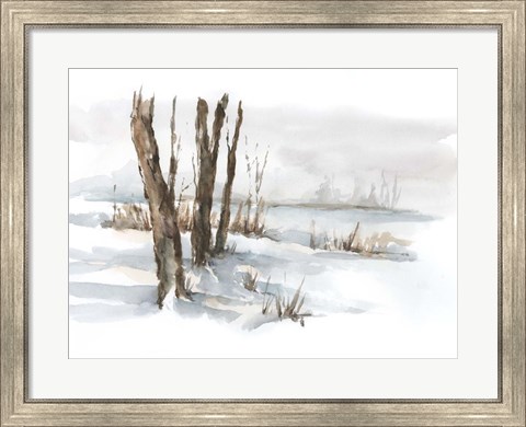 Framed First Snowfall II Print