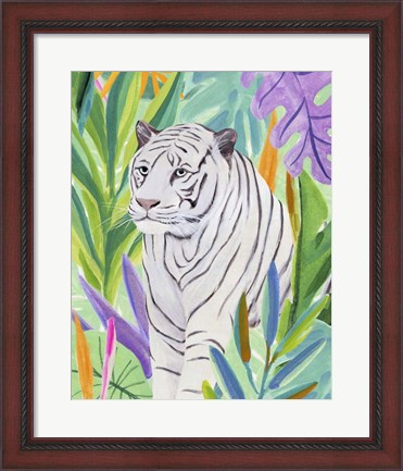 Framed Tropic Tiger I Print
