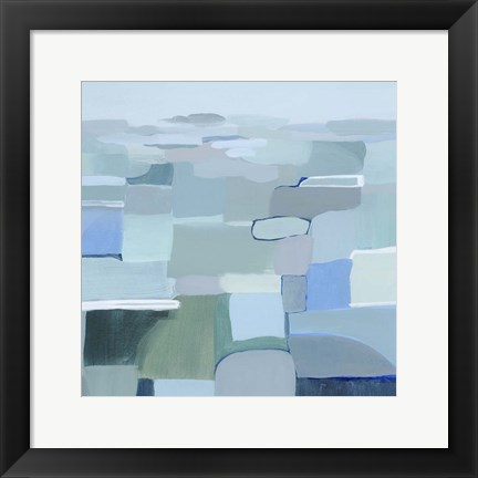 Framed Wave Crest Abstract II Print