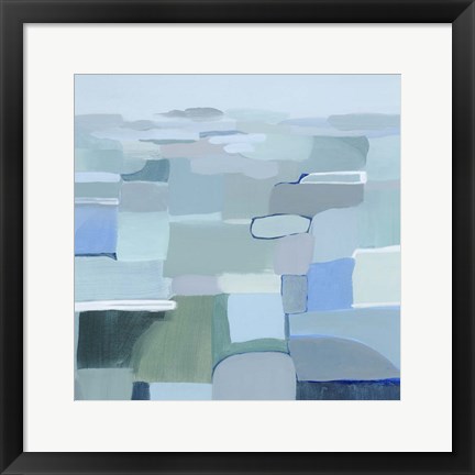 Framed Wave Crest Abstract II Print