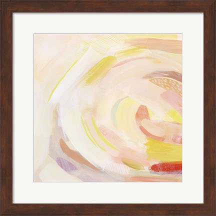 Framed Sunburst Blossom II Print