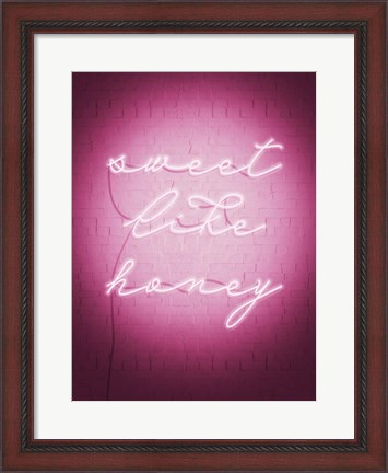 Framed Sweet Neon II Print