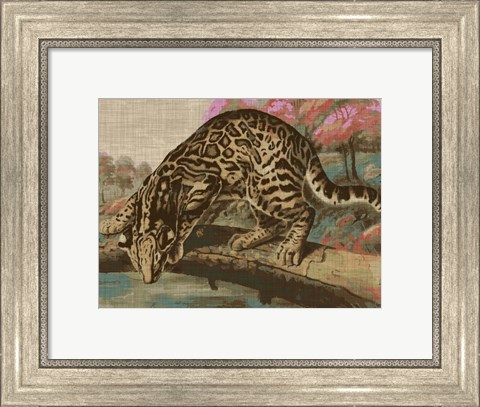 Framed Urban Jungle Cat I Print