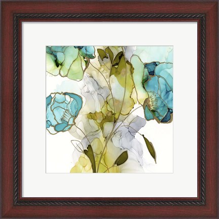 Framed Flower Facets V Print