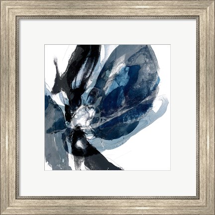 Framed Blue Exclusion III Print