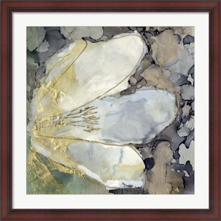Framed Abstracted Lily II Print