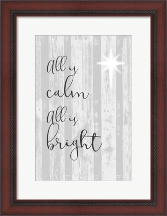 Framed Blessed Christmas II Print