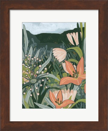 Framed Spring Valley Blooms II Print