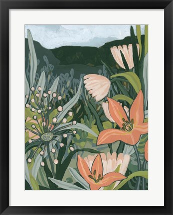 Framed Spring Valley Blooms II Print