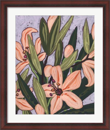 Framed Island Lily II Print