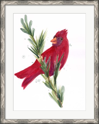 Framed Warm Winter Wishes III Print