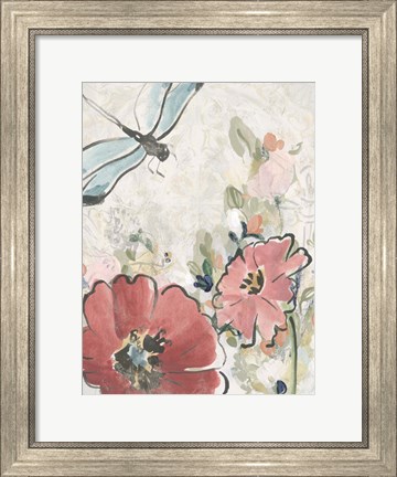 Framed Meadow Spring I Print