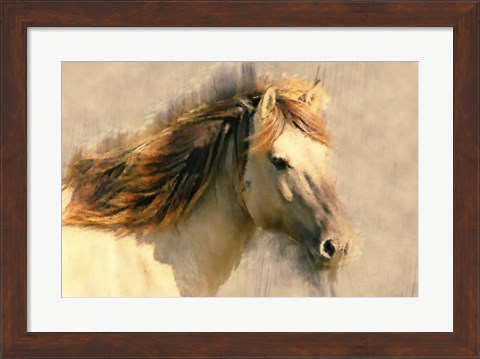 Framed Blended Horse I Print