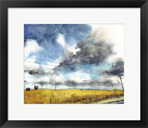 Framed September Sky Studies III Print