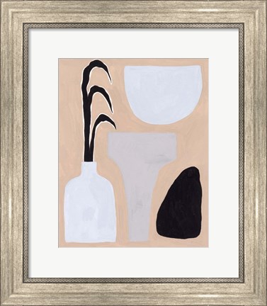 Framed Pale Abstraction III Print