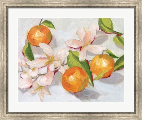 Framed Tangerine Blossoms II Print