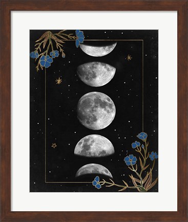 Framed Night Moon I Print