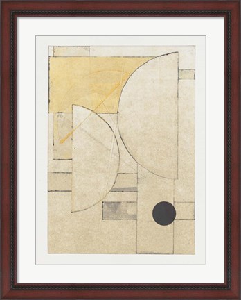 Framed Mapping Bauhaus II Print