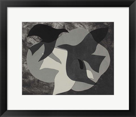 Framed Dove Composition II Print