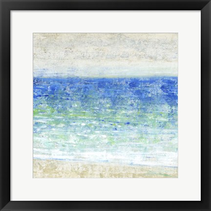 Framed Ocean Impressions II Print