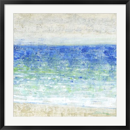 Framed Ocean Impressions II Print