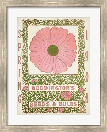 Framed Antique Seed Packets XV Print