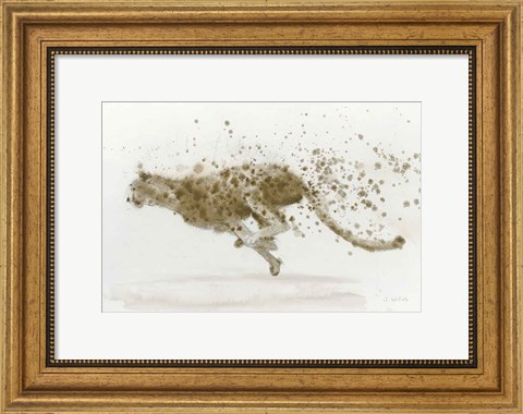 Framed Cheetah II Crop Print