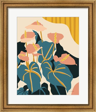 Framed Anthurium Print