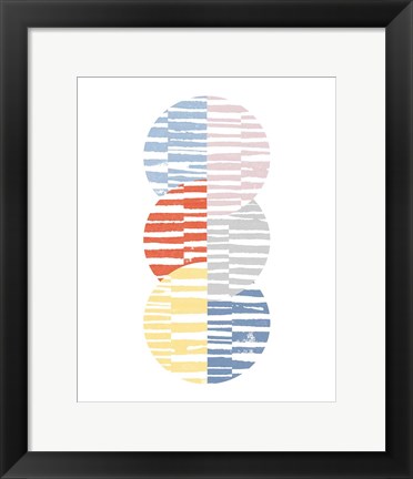 Framed Meditate I Bright Print