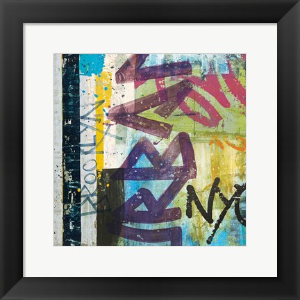 Framed City Graffiti Print