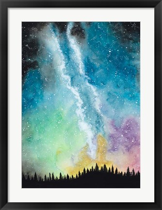 Framed Magical Night Sky Print