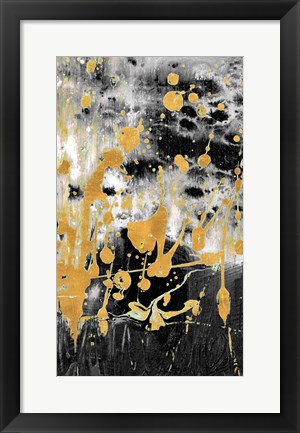 Framed Gold Reflections Abstract Print