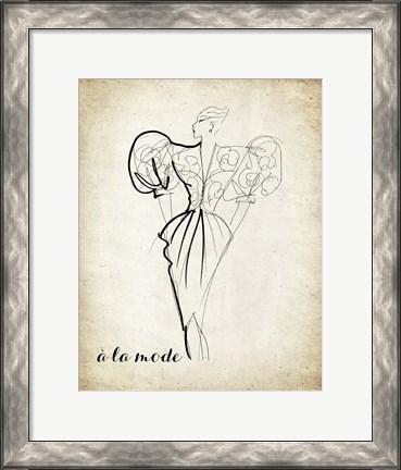 Framed Couture Concepts I Print