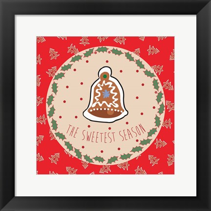 Framed Sweet Christmas II Print
