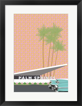 Framed Palm Springs with Convertible Print