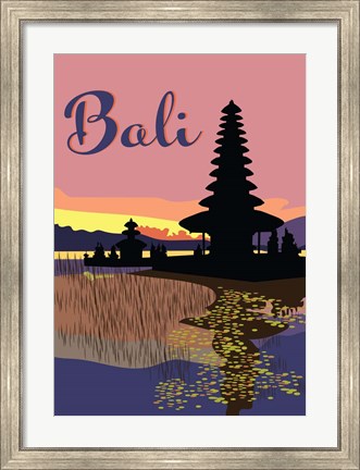Framed Bali Print