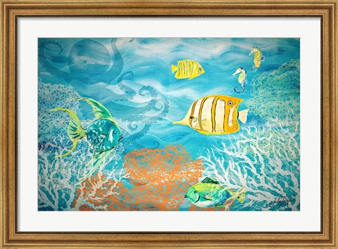 Framed Under the Sea Print