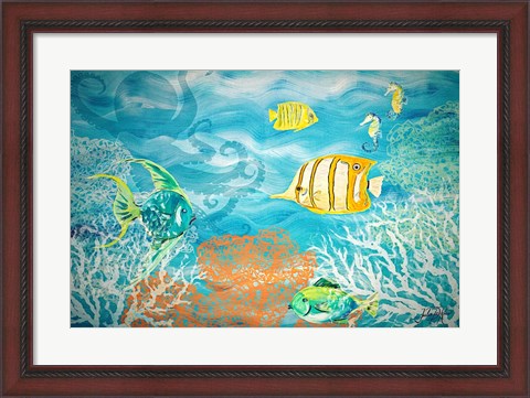 Framed Under the Sea Print