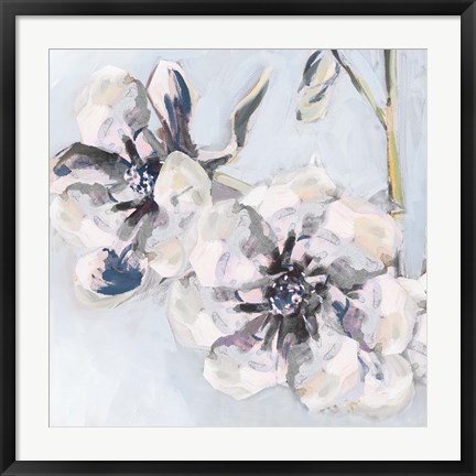 Framed Bunched Flowers II Print