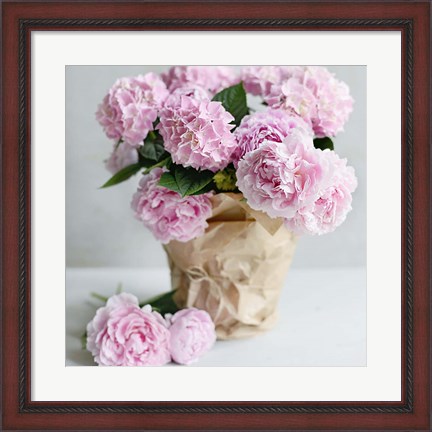 Framed Pink Blooms Print