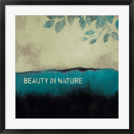 Framed Beauty in Nature Print