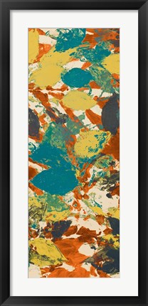Framed Leaves Galore II Print
