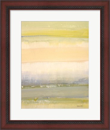 Framed Shore to Shore Abstract Print