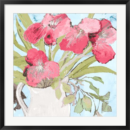 Framed Spring Vase Print