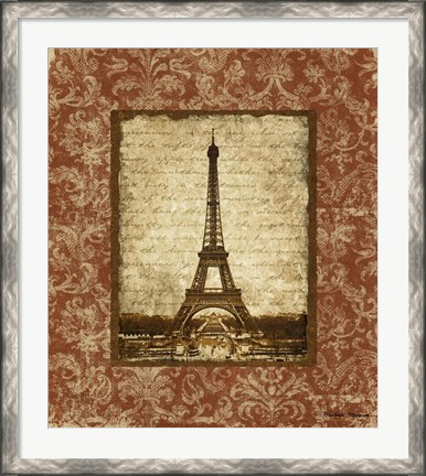 Framed J&#39;aime Paris I Print