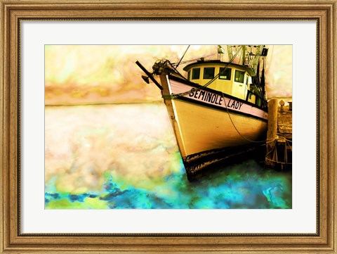 Framed Boat V Print